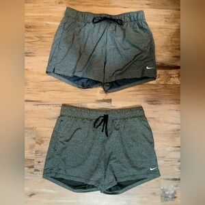 EUC Nike Men's Dri-Fit Shorts Duo. Logo Waistband. Side Pockets and Drawstring.